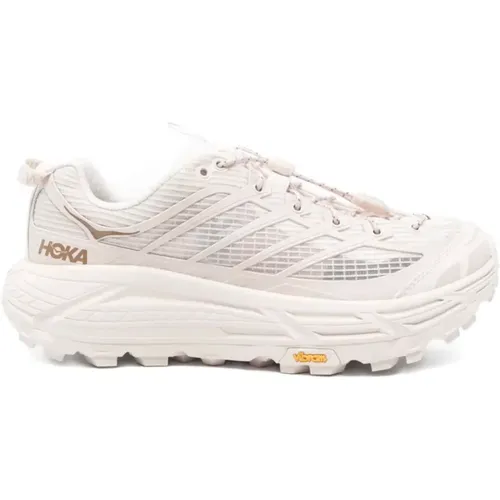 Sneakers, male, , Size: 8 1/2 US Grid Rose Cream Trail Running Shoe - Hoka One One - Modalova