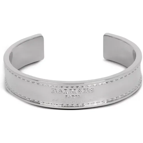 Signatur Tubular bra Armband , Herren, Größe: S - Balmain - Modalova