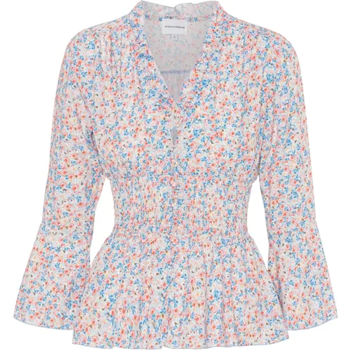 Blaue Blume Smock Top - American Dreams - Modalova