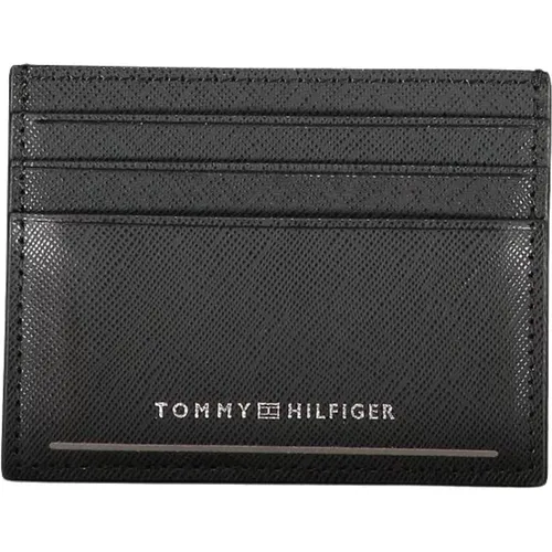 Wallets & Cardholders, male, , Size: ONE SIZE Leather Wallet - Tommy Hilfiger - Modalova