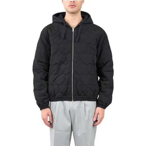 Reversible Hooded Jacket with Zipper , male, Sizes: XL, L, S, 2XL - Arte Antwerp - Modalova