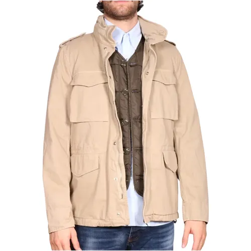 Minifield Cot Winter Jacket , male, Sizes: L, M - Aspesi - Modalova