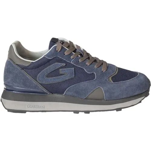 Sneakers, male, , Size: 10 US Low Top Sneakers for Men - Alberto Guardiani - Modalova