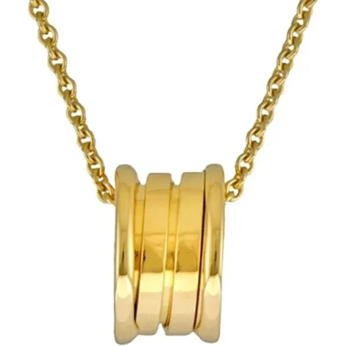 Pre-owned Gold necklaces , female, Sizes: ONE SIZE - Bvlgari Vintage - Modalova