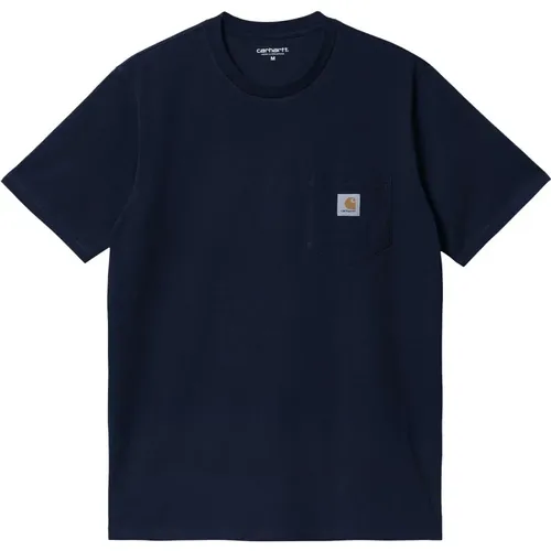 SS Pocket T-Shirt - L , male, Sizes: M, L - Carhartt WIP - Modalova