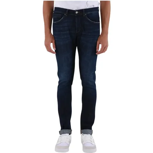 George 5 Pocket Jeans , male, Sizes: W38 - Dondup - Modalova