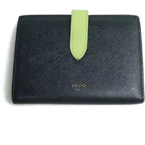 Pre-owned Wallets, female, , Size: ONE SIZE Pre-owned Leather wallets - Celine Vintage - Modalova