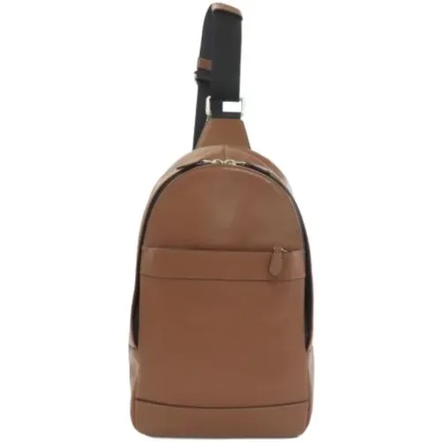 Pre-owned Cross Body Bags, male, , Size: ONE SIZE Pre-owned Charles Messenger Sling Bag - Coach Pre-owned - Modalova