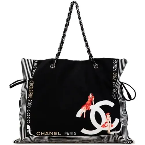 Pre-owned Tote Bags, female, , Size: ONE SIZE Pre-owned Canvas totes - Chanel Vintage - Modalova