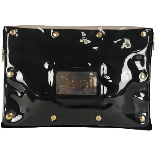 Pre-owned Clutches, female, , Size: ONE SIZE Pre-owned Suede clutches - Yves Saint Laurent Vintage - Modalova