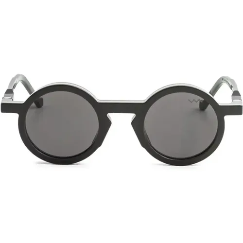 Sunglasses, unisex, , Size: 45 MM Wl0035 Dark Grey/Light Grey Sunglasses - Vava Eyewear - Modalova