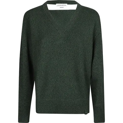 Stilvoller Konvertierbarer V-Ausschnitt Pullover - Victoria Beckham - Modalova