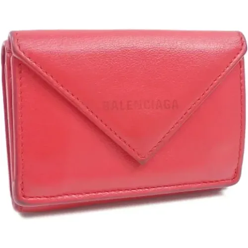 Pre-owned Wallets, female, , Size: ONE SIZE Pre-owned Leather wallets - Balenciaga Vintage - Modalova