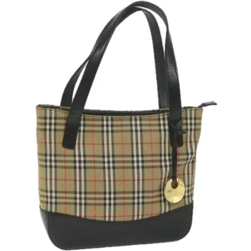 Pre-owned Tote Bags, female, , Size: ONE SIZE Pre-owned Nylon handbags - Burberry Vintage - Modalova