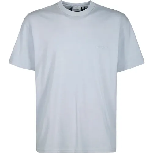 Script Duster Baumwoll-T-Shirt,Besticktes Logo Kurzarm T-Shirt,Besticktes Logo Baumwoll-T-Shirt - Carhartt WIP - Modalova