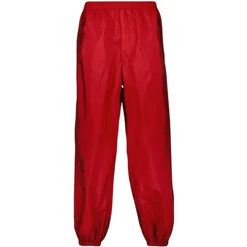 Sweatpants, male, , Size: M Re-Nylon Jogging Pants for Men - Prada - Modalova