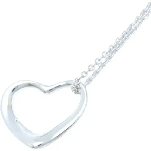 Pre-owned Jewellery, female, , Size: ONE SIZE Pre-owned Silver necklaces - Tiffany & Co. Pre-owned - Modalova