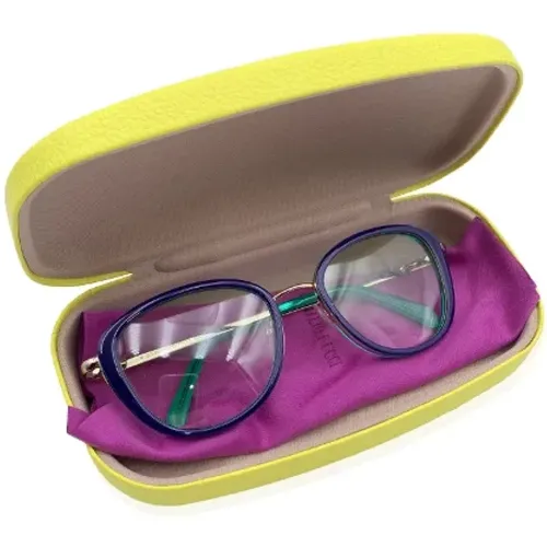 Pre-owned Accessories, unisex, , Size: ONE SIZE Pre-owned Metal sunglasses - Emilio Pucci Pre-owned - Modalova