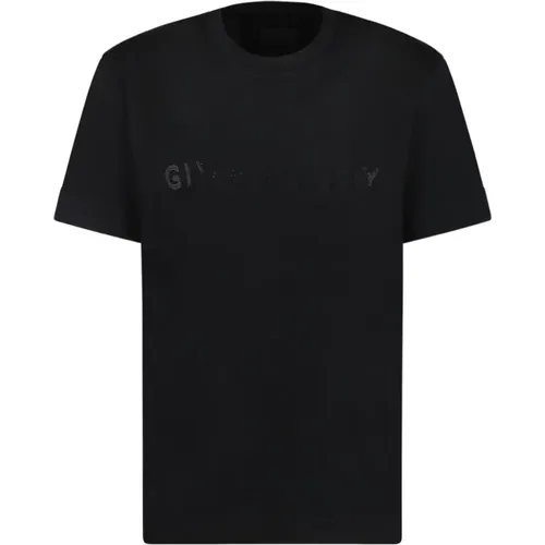Schwarze T-Shirts und Polos , Damen, Größe: M - Givenchy - Modalova