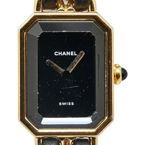 Pre-owned Watches, female, , Size: ONE SIZE Pre-owned Leather watches - Chanel Vintage - Modalova