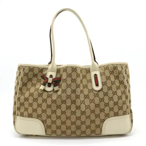 Pre-owned Canvas gucci-bags , female, Sizes: ONE SIZE - Gucci Vintage - Modalova