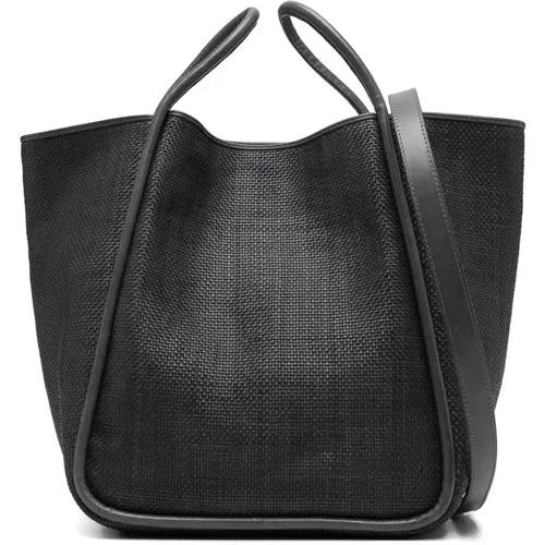 Tote Bags, female, , Size: ONE SIZE Leather Ana Tote Bag - Dragon Diffusion - Modalova