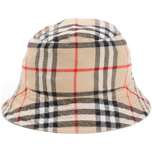 Archive Check Bucket Hat , female, Sizes: M, S - Burberry - Modalova