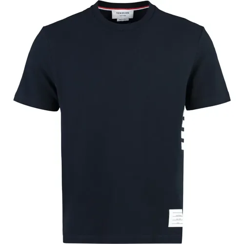 T-Shirts, male, , Size: S Classic Pique 4-Bar Tee - Thom Browne - Modalova