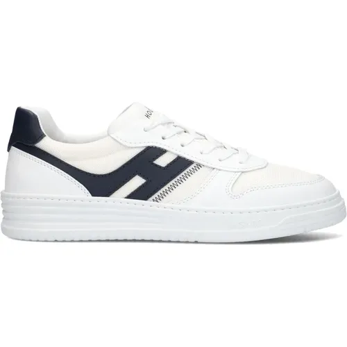 Herren Sneakers mit Blauen Akzenten , Herren, Größe: 42 1/2 EU - Hogan - Modalova