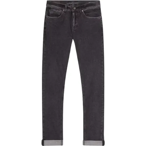 Schwarze Skinny Fit Jeans , Herren, Größe: W30 - Dondup - Modalova