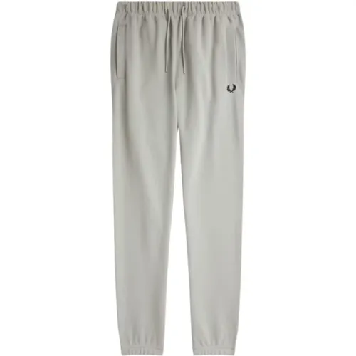 Cotton Track Pants with Elasticized Cuffs , male, Sizes: M - Fred Perry - Modalova