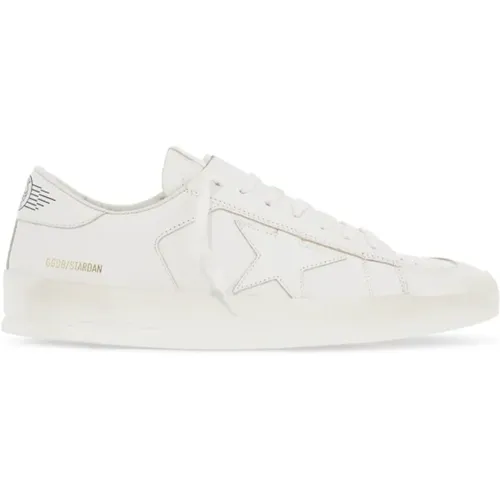 Stardan Leather Sneakers , male, Sizes: 10 UK - Golden Goose - Modalova