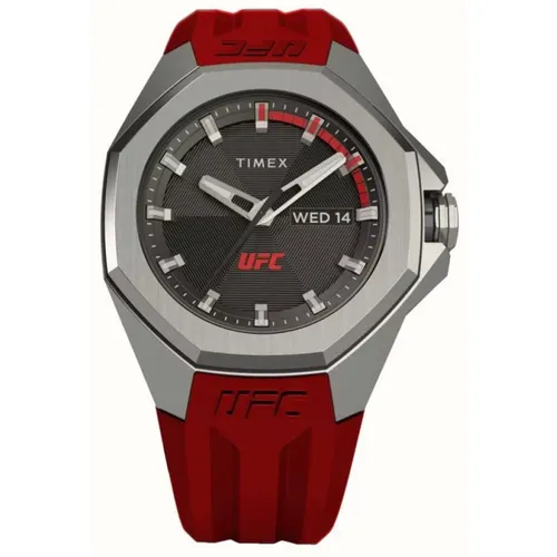 Watches, male, , Size: ONE SIZE UFC Pro Analog Quartz Watch - Timex - Modalova