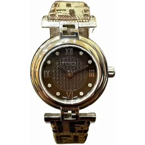 Pre-owned Watches, female, , Size: ONE SIZE Pre-owned Stainless Steel watches - Fendi Vintage - Modalova