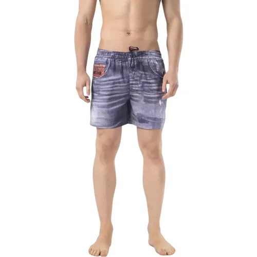 Swim Shorts with Print , male, Sizes: M, L, XL, 2XL - Just Cavalli - Modalova