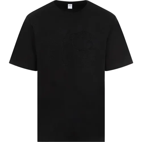 Schwarzes Logo T-Shirt Casual Wear , Herren, Größe: XL - Berluti - Modalova