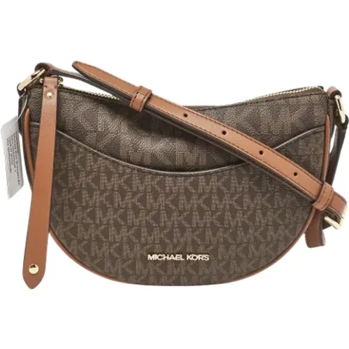 Pre-owned Cross Body Bags, female, , Size: ONE SIZE Pre-owned Canvas crossbody-bags - Michael Kors Pre-owned - Modalova