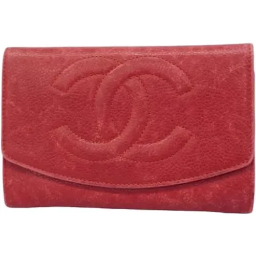 Pre-owned Wallets, female, , Size: ONE SIZE Pre-owned Leather Wallet - Chanel Vintage - Modalova