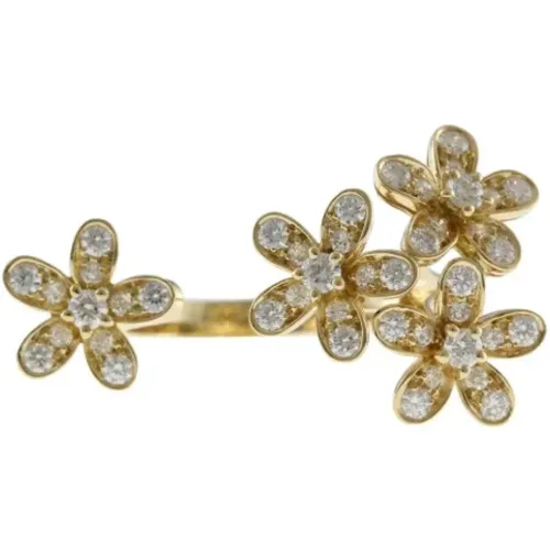 Pre-owned Jewellery, female, , Size: ONE SIZE Pre-owned Gold rings - Van Cleef & Arpels Pre-owned - Modalova