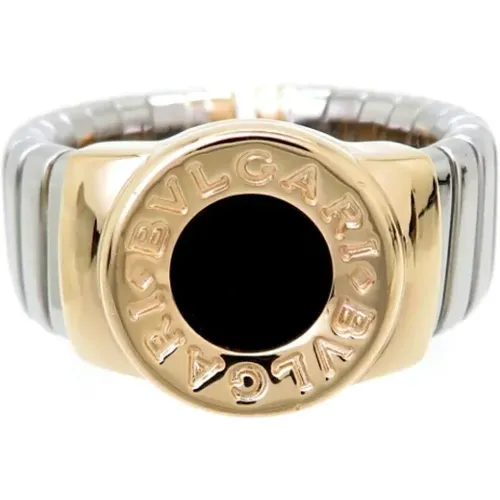 Pre-owned Jewellery, male, , Size: ONE SIZE Pre-owned Silver rings - Bvlgari Vintage - Modalova