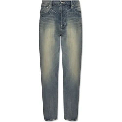 ‘Asagao’ gerade geschnittene Jeans , Herren, Größe: W30 - Kenzo - Modalova