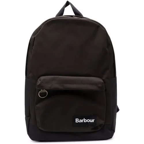 Backpack with Logo Patch , male, Sizes: ONE SIZE - Barbour - Modalova