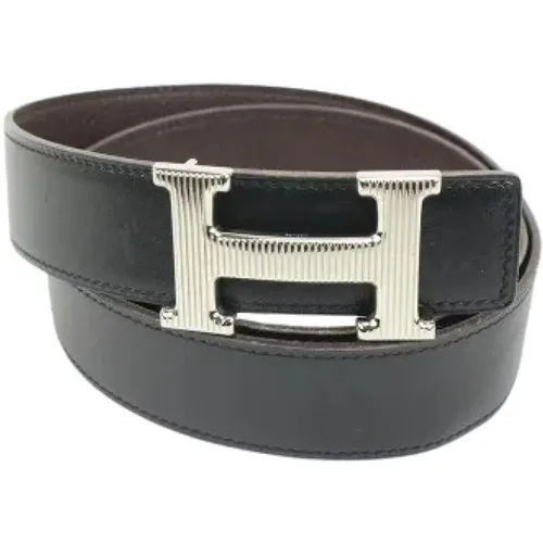 Pre-owned Belts, female, , Size: ONE SIZE Pre-owned Leather belts - Hermès Vintage - Modalova