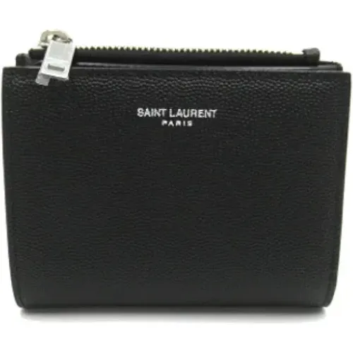 Pre-owned Wallets, female, , Size: ONE SIZE Pre-owned Leather wallets - Yves Saint Laurent Vintage - Modalova