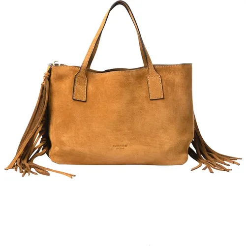 Leather Shoulder Bag , female, Sizes: ONE SIZE - Avenue 67 - Modalova