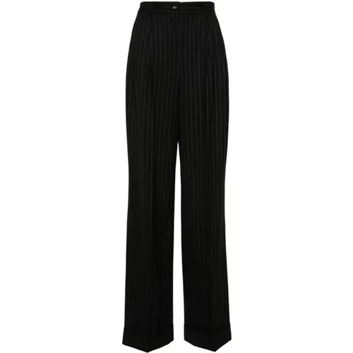 Wide Trousers, female, , Size: M Pinstriped Palazzo pants - Dolce & Gabbana - Modalova