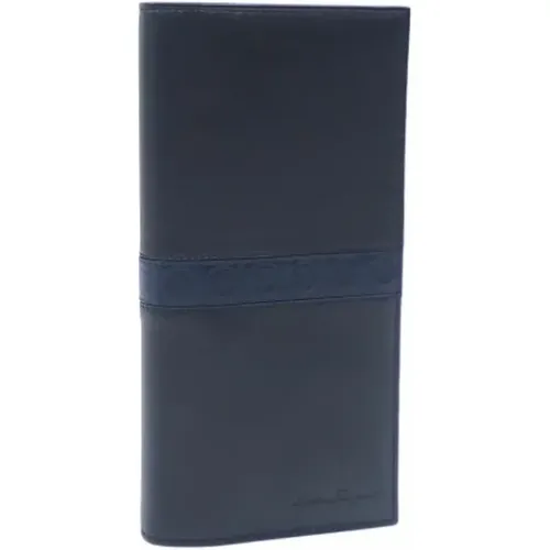 Pre-owned Wallets, male, , Size: ONE SIZE Pre-owned Leather wallets - Salvatore Ferragamo Pre-owned - Modalova