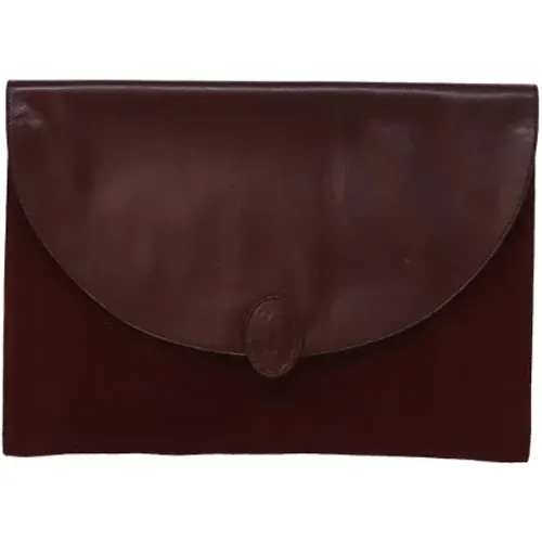 Pre-owned Clutches, female, , Size: ONE SIZE Pre-owned Suede handbags - Cartier Vintage - Modalova