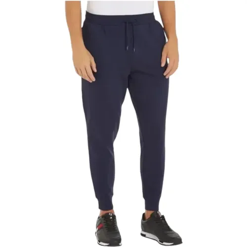 Sweatpants, male, , Size: XS Mens Casual Sweatpants, Reg Linear Model - Tommy Jeans - Modalova