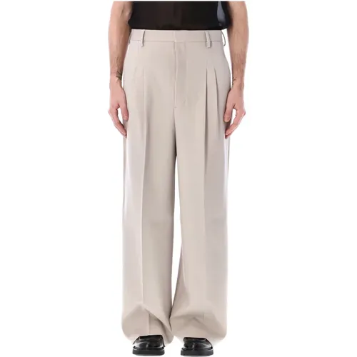 Mens Clothing Trousers Light Ss24 , male, Sizes: W42, W44 - Ami Paris - Modalova